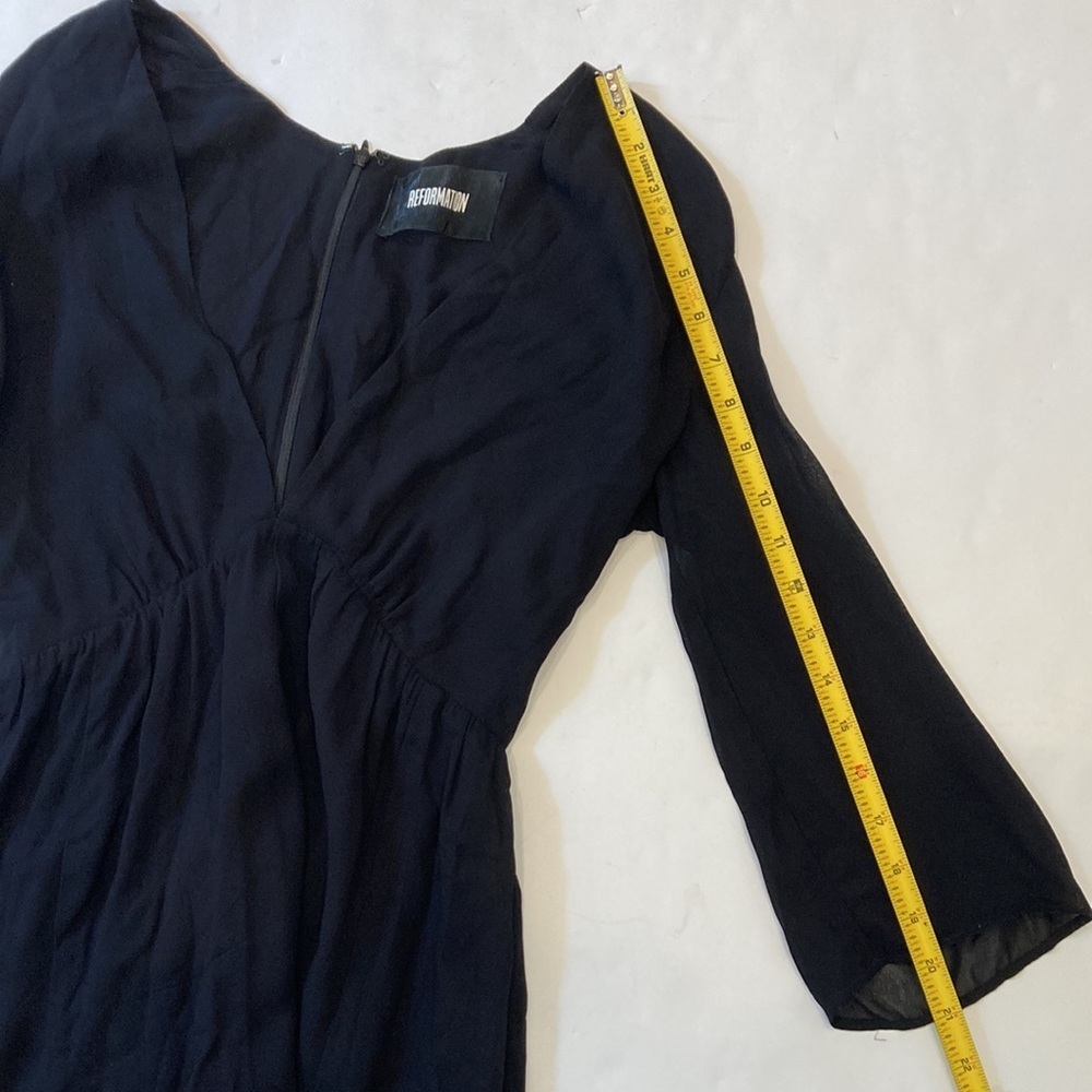 Reformation Black Dress Size 0 - Picture 10 of 10